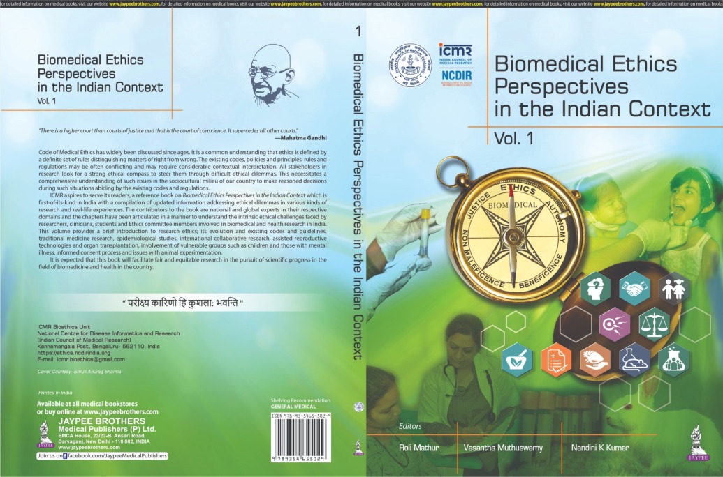 Biomedical Ethics Perspectives in the Indian Context, 2022